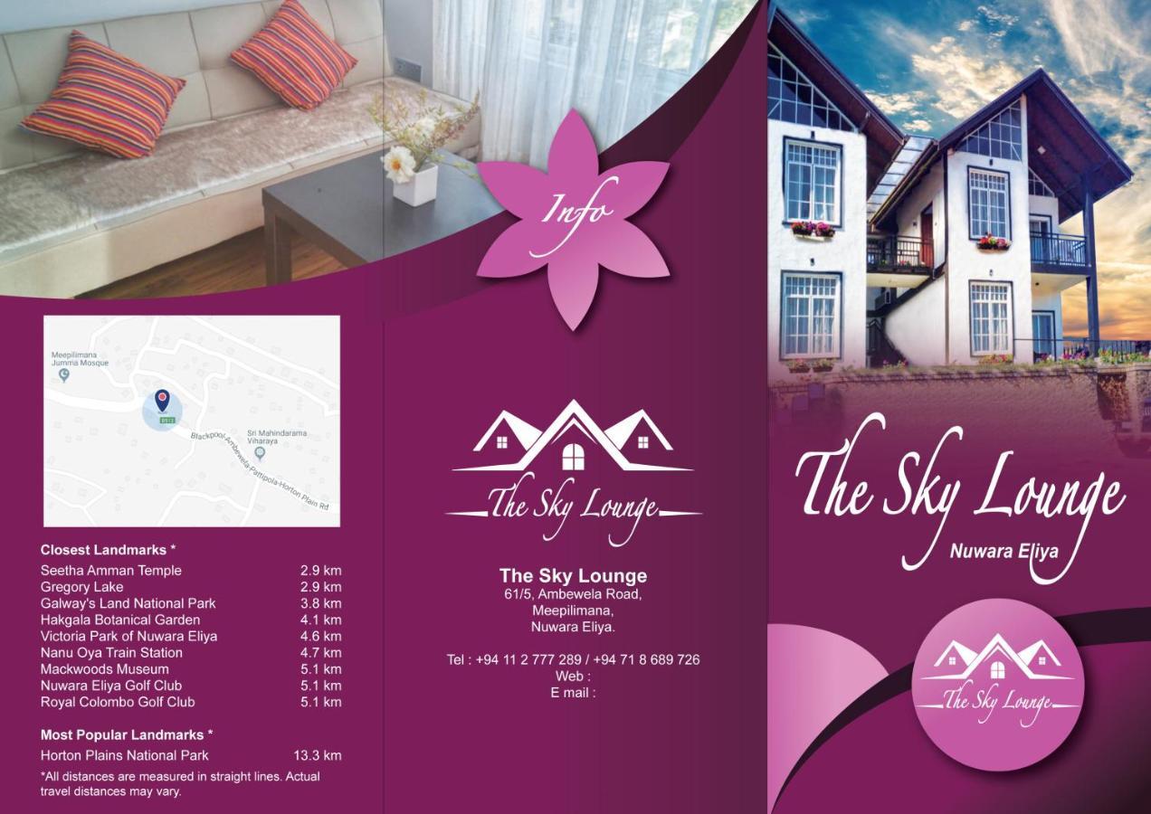 Sky Lounge Hotel Nuwara Eliya Bagian luar foto